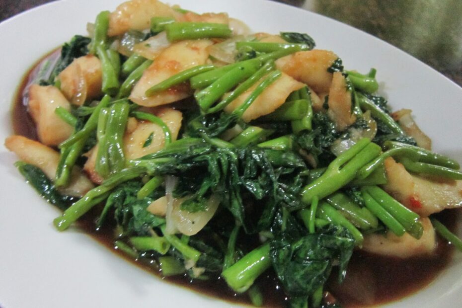 Quick Squid Balls and Kangkong Dish How-To Guide