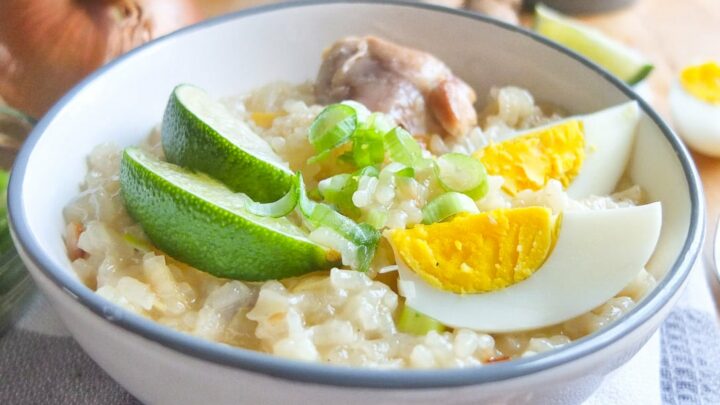 How Is Arroz Caldo, or Chicken Rice Porridge, Traditionally Prepared in the Philippines?