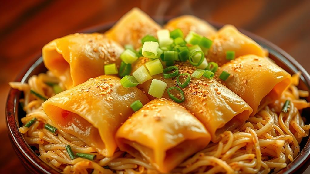 authentic lumpia and pancit