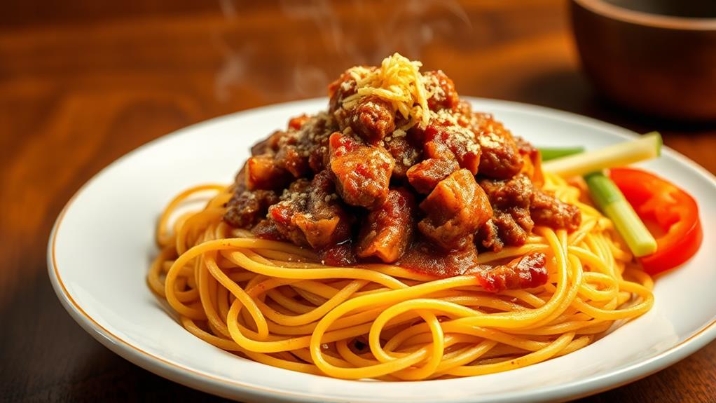 filipino spaghetti flavor twist