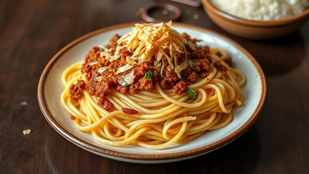 filipino spaghetti with meat