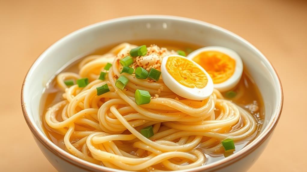 noodle texture and presentation