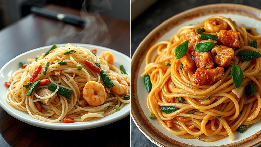 pancit bihon versus canton ingredients