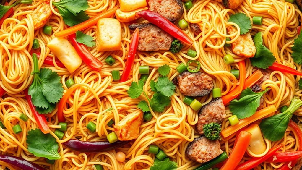 pancit ingredients vary widely