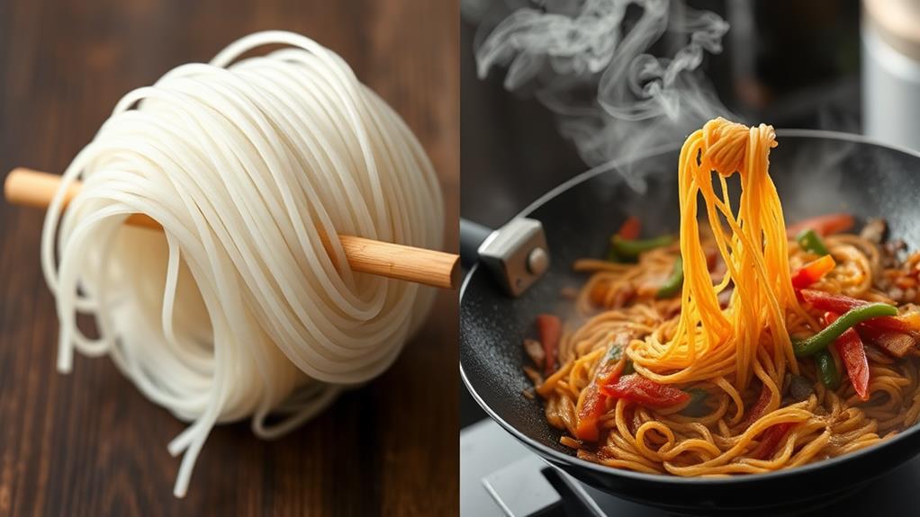 pancit rice noodle preparation