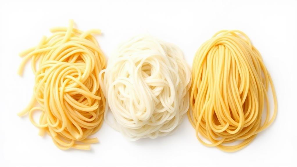 select appropriate pasta type