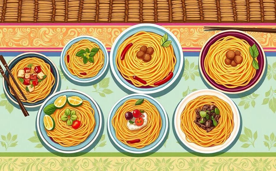 spaghetti pinoy style variations