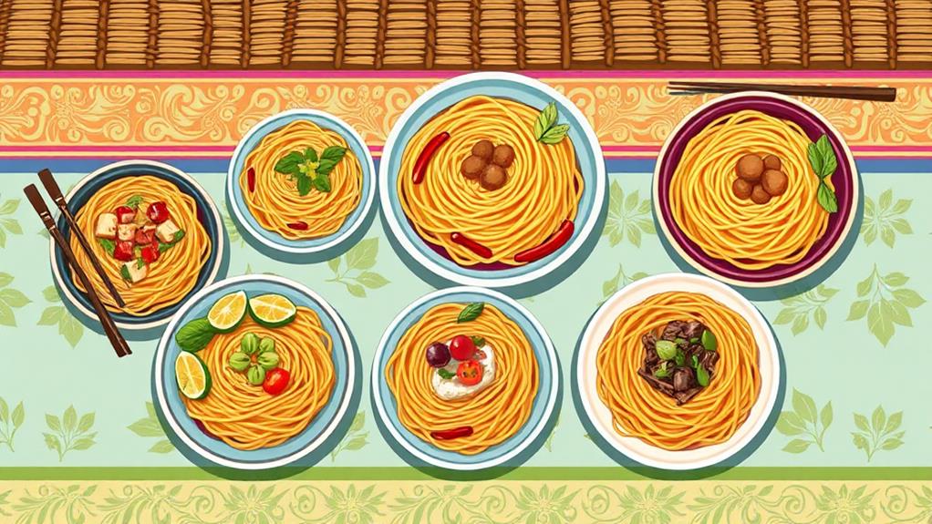spaghetti pinoy style variations